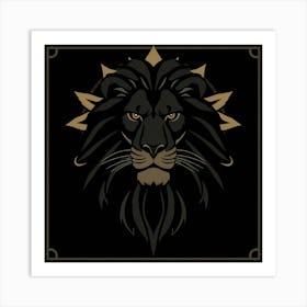 Lion Head 1 Art Print