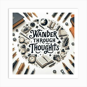 Wander Through Thoughts 1 Art Print