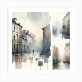 Rainy Morning (1) Art Print