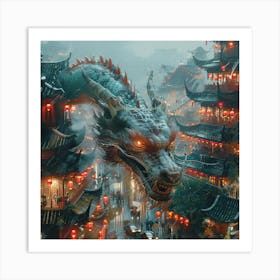 The great Dragon 3 Art Print