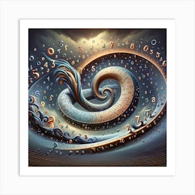 Magical numbers Art Print