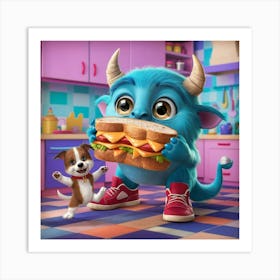 Monsters University Art Print