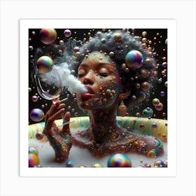 Bubbles And Bubbles 2 Art Print