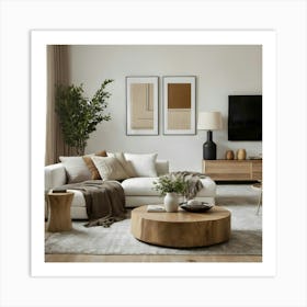 Modern Living Room 66 Art Print