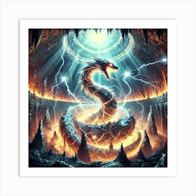 Crystal Leviathan 1 Art Print