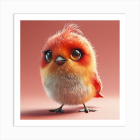 Angry Bird Art Print