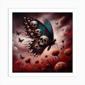 Butterfly Of Death Art Print