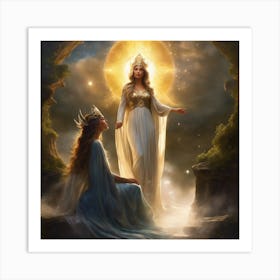 Queen Of The Gods Art Print