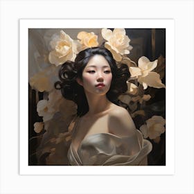 Korean women  Art Print