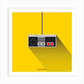 Colecaocontrolesvideogames Nintendo Art Print
