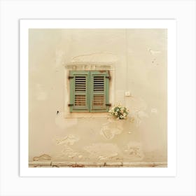 Window In Croatia Art Print