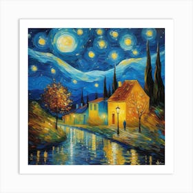 Starry Night 1 Art Print