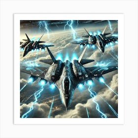 Sky Harriers Stratospheric Sovereigns Art Print