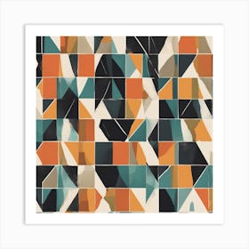 Geometric Mosaic Art Print