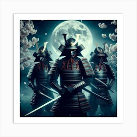 Samurai Warriors Art Print