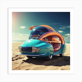 Futuristic Car 3 Art Print