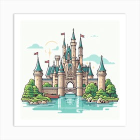 Disney Castle Art Print