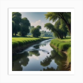 Landscape Painting 194 Art Print