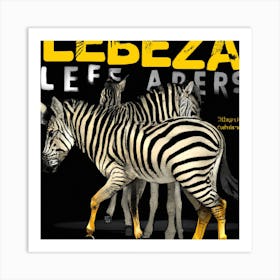 Zebras Art Print