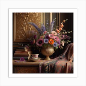 Vase Of Flowers 2 Art Print