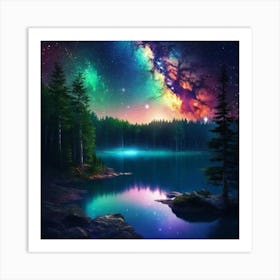 Galaxy Wallpaper 33 Art Print