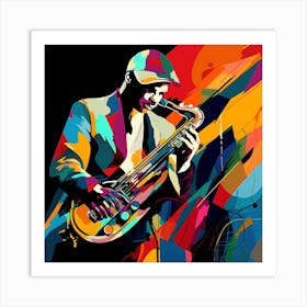 Jazz Musician 91 Art Print