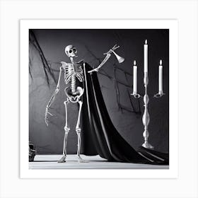 Skeleton Art Print