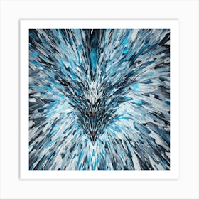 Burst of Blue Art Print