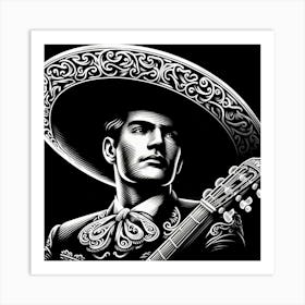 Mexican man Art Print