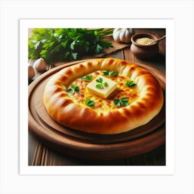 Georgian Khachapuri Art Print