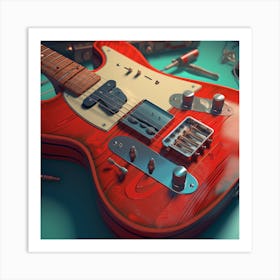 Electric Guitar 1 Art Print