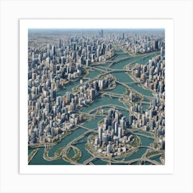 Chicago Cityscape Art Print