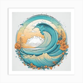 Ocean Wave Art Print