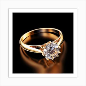 Engagement Ring 5 Art Print