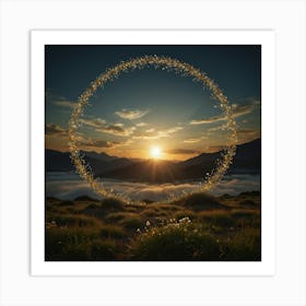 Circle Of Light Art Print