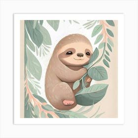 Sloth Art Print