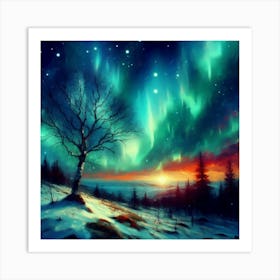 Aurora S Symphony 4 Art Print