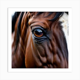 Eye Of A Horse 21 Art Print