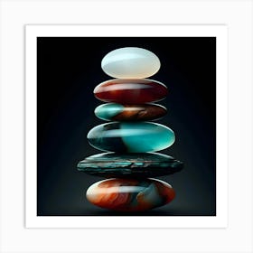 Stacked Stones 2 Art Print