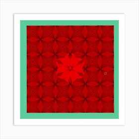 Red Flower Art Print