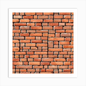 Brick Wall Background 2 Art Print