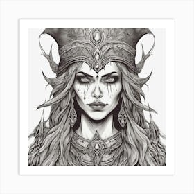 Elven Woman Art Print