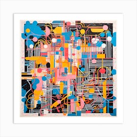 Abstract Painting 1 Art Print