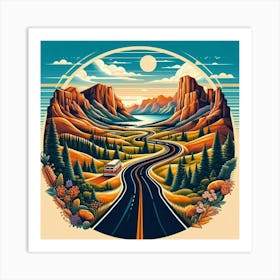 Road To Nowhere Art Print