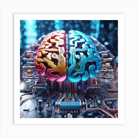 Artificial Intelligence Concept 9 Art Print