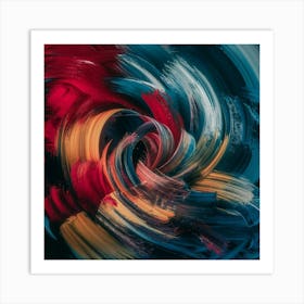 Abstract Swirl - Abstract Stock Videos & Royalty-Free Footage Art Print