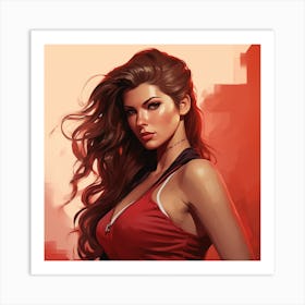 Grand theft auto Amanda Cerny 1 Art Print