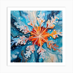 Snowflake 2 Art Print