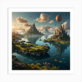 Fairytale Landscape 4 Art Print