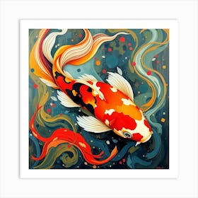 Koi Fish 74 Art Print